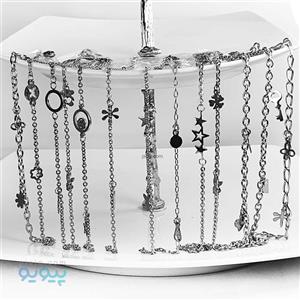 پابند نقره ای زنانه