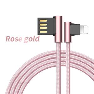 کابل لایتنینگ Rock Dual-End L-Shaped Lightning Data Cable RCB0519 