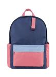 کوله پشتی مینیسو Mixed-color School Backpack Blue