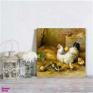 تابلو شاسی صبا طرح مدل مرغ و جوجه ها کد M230
