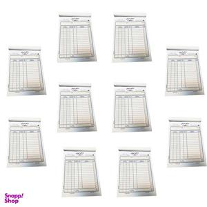 فاکتور فروش کد 210 سایز B5 بسته 10 عددی