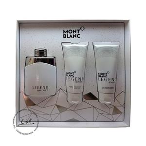 ست ادو تویلت مردانه مون بلان مدل Legend Espirit حجم 100 میلی لیتر Mont Blanc Legend Espirit Eau De Toilette Gift Set For Men 100ml