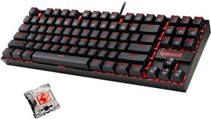 کیبورد Redragon K552 نور پس زمینه قرمز مشکی  ارسال 2 روز کاری