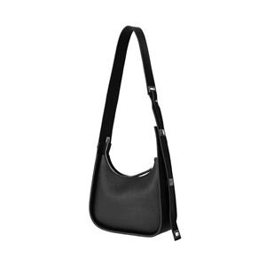 کیف رودوشی مینیسو رنگ مشکی مدل  Solid Color Shoulder Bag with Adjustable Strap(Black)