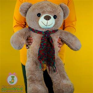 عروسک خرس شال بافتنی