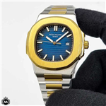 ساعت مردانه پتک فیلیپ ناتیلوس طلایی نقره ای 9365 Patek Philippe Nautilus 