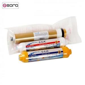 فیلتر تصفیه آب سی سی کا مدل اسمز معکوس مجموعه 3 عددی