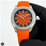 ساعت مچی پتک فیلیپ مردانه آکوانا نارنجی 73960 Patek Philippe Aquanaut 