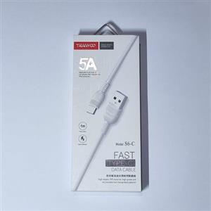 کابل شارژر تایپ سی 5 آمپر ترانیو TRANYOO مدل S6-C