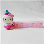 آویز  جاسوئیچی سیلیکونی عروسکی Hello kitty