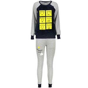 ست بلوز و شلوار زنانه تین تک مدل ارامیس 07nav Teen Tak Aramis 07Nav Sweatshirt And Pants For Women 