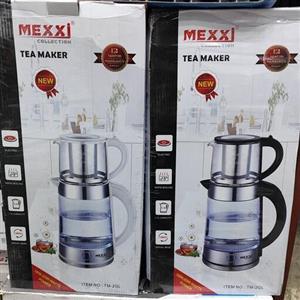چایی ساز  رو هم شیشه ای مکسی mexxi