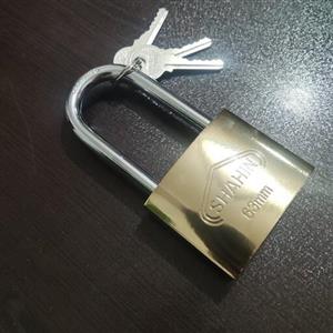 قفل آویز میله بلند سایز 63 مارک شاهین