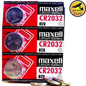 باتری سکه ای 3 ولتی مدل CR2032مکسل ژاپن