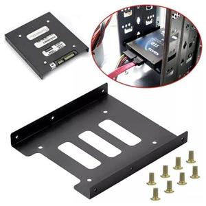 براکت نگهداره هارد اینترنال لپتاپ و SSD فلزی مشکی