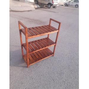 جاکفشی چوبی استند چوبی