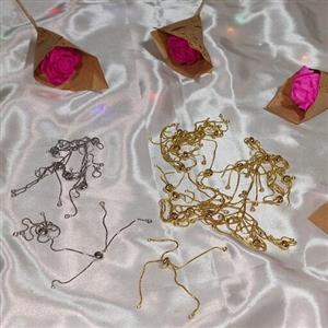 دستبند آسانسوری نگین دار