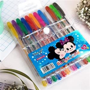 خودکار اکلیلی بسته 12عددی طرح میکی موس