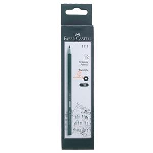 مداد مشکی 12 عددی جعبه سبز 1111 فابر کاستل FABERCASTELL