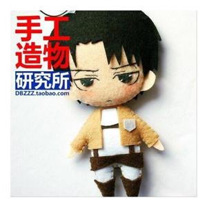 عروسک انیمه لیوای هچو levi مدل attack on titan شماره هشت