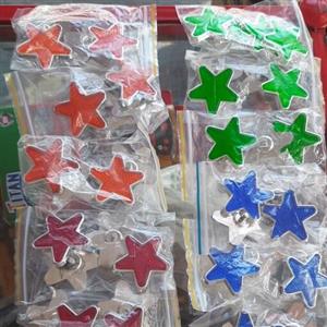 شبرنگ گوشواره  ای ستاره ای طراحی منحصر به فرد