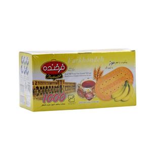 بیسکوییت فرخنده با طعم موز مقدار 900گرم Farkhondeh Biscuit with Banana Flavor 900gr 