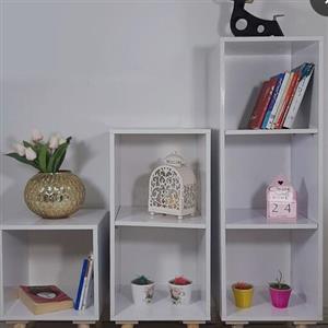 شلف و کتابخانه سه تکه ام دی اف درجه یک