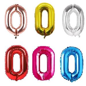 بادکنک فویلی عدد 0