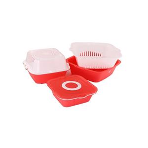 ست آبکش و کاسه 9 پارچه مانیا مدل Style Trendy Coloful Mania Drain And Colander Set Pcs 