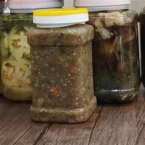 ترشی لیته بادمجان کبابی شمالی