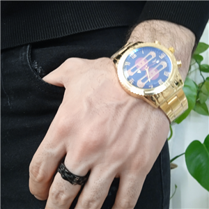 ساعت مچی مردانه طرح 3 موتوره ایگل تایم