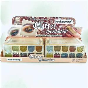 پالت سایه گلیتری 10 رنگ هولد مورنینگ