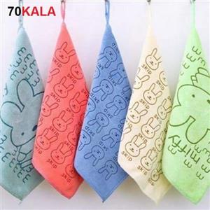 دستمال حوله ای فانتزی .کیفیت عالی درجه1.رنگبندی .عروسکی .اندازه 30در 30