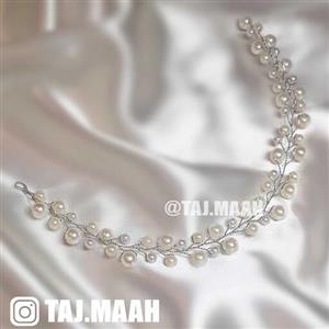 ریسه موی مرواریدی مدل RSMORVV ماه فام و تاج ماه