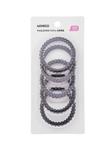 کش مو مارپیچی مینیسو تعداد 5 عدد  5.0 Black Spiral Hair Ties (5pcs)