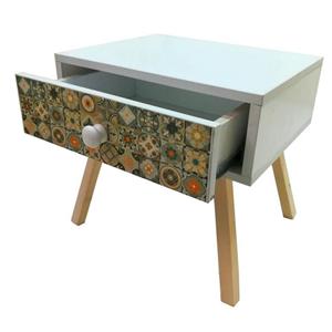 میز عسلی کشو دار مدل sma115
