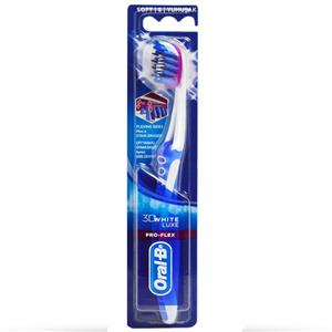 مسواک اورال بی سری Pro-Flex مدل 3D Whie Luxe با برس متوسط Oral B Pro-Flex 3D Whie Luxe Medium toothbrush
