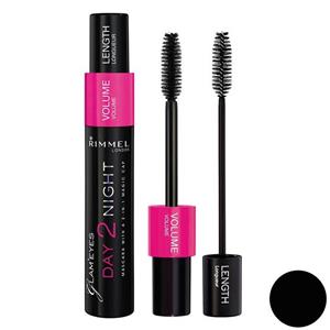 ریمل ضداب لاندن مدل Glameyes Day 2 Night شماره 001 Rimmel London Waterproof Mascara No 