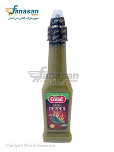 سس فلفل سبز تند اصالت مقدار 200 گرم Esalat Hot Green Peper Sauce 200gr