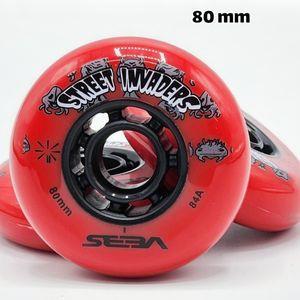 چرخ اسکیت سبا مدل STREET INVADERS 80MM بسته 4 عددی