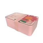 ظرف نگهدارنده غذا  مینیسو طرح گل آفتابگردان Picnic Series Daisy Bento Box, 1000mL(Pink)