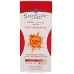 ضد آفتاب بدون رنگ ضد چروک SPF50 سان سیف انواع پوست انقضا 1404