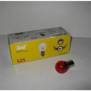 لامپ تک کنتاک قرمز رشته ای خار مستقیم مخصوص چراغ عقب و چراغ ترمز خودرو