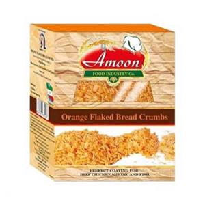 آرد سوخاری پرک نارنجی آمون مقدار 250 گرم Amoon Orange Flaked Bread Crumbls 250gr