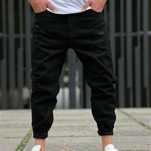 شلوار مام فیت مردانه مشکی