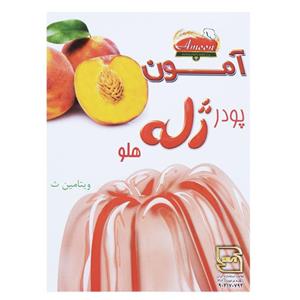 پودر ژله هلو آمون مقدار 100 گرم Amoon Peach Jelly Powder 100gr