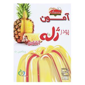 پودر ژله آناناس آمون مقدار 100 گرم Amoon Pineapple Jelly Powder 100gr