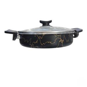 تابه دو دسته گرانیتی اکسین سایز 24 طرح اسپایدر