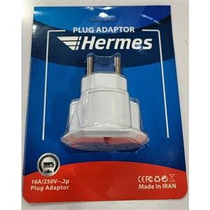 تبدیل 3 به 2 برق 16 آمپر هرمس (HERMES)  مدل HR-08