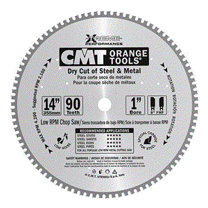 تیغ اره گالوانیزه 90 دندانه قطر 35.5 سانت سی ام تی به کد فنی 226.090.14M